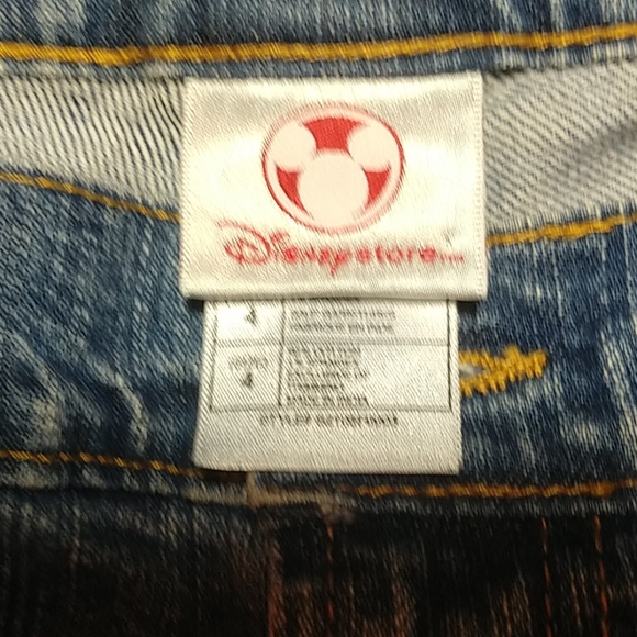DISNEY STORE Women's TINKERBELL JEANS Size 4 - Picture 7 of 10